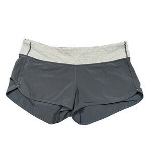 Lululemon Speed Up Shorts 2.5” Women’s Gray Size 8 Lined Jog Athletic Train Gym
